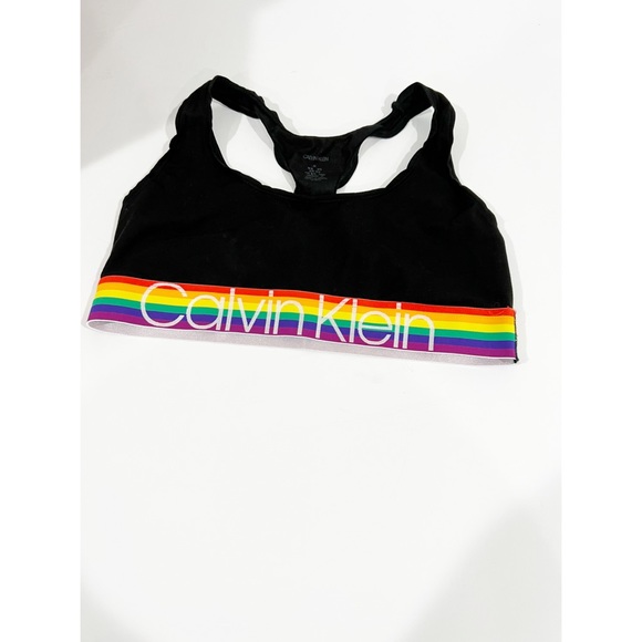 Calvin Klein Rainbow Sports Bra - Picture 1 of 4